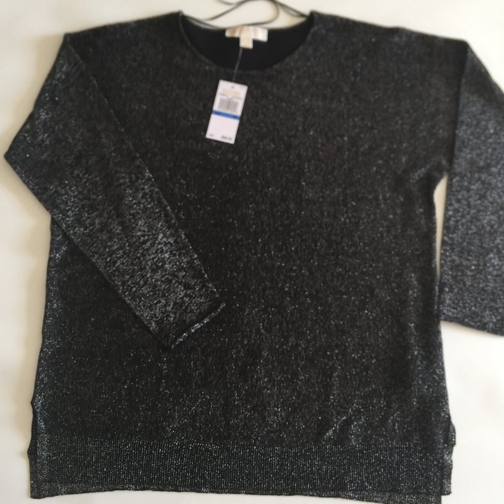 Michael Kors Black metallic sweater